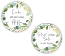Aufkleber Set &quot;Salz &amp; Pfeffer&quot; Botanical 80...