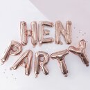 Folienballon HEN PARTY ros&eacute;gold