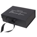 Geschenkbox schwarz personalisiert