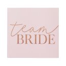 JGA G&auml;stebuch Team Bride rosegold