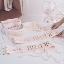 JGA Schärpen Set Team Bride rosegold