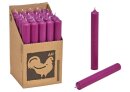Stabkerzen aubergine 10 Stück