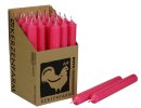 Stabkerzen pink 10 St&uuml;ck