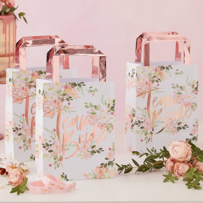 Tragetaschen JGA TEAM BRIDE DITSY FLORAL