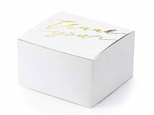 Verpackung THANK YOU gold, 10 Stk.