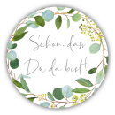 Aufkleber "Schön, dass Du da bist"...